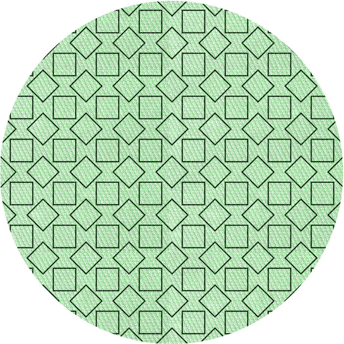 Square Machine Washable Transitional Mint Green Rug in a Living Room, wshpat3398grn