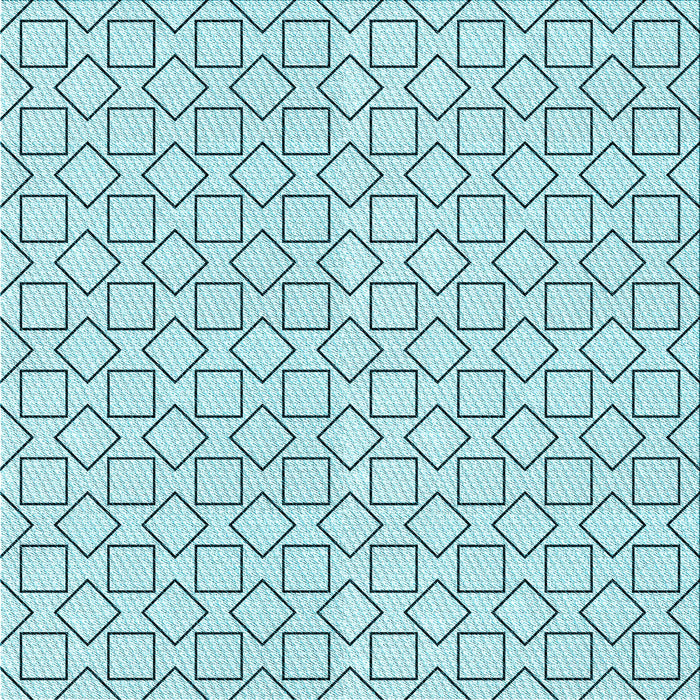 Round Patterned Electric Blue Rug, pat3398lblu