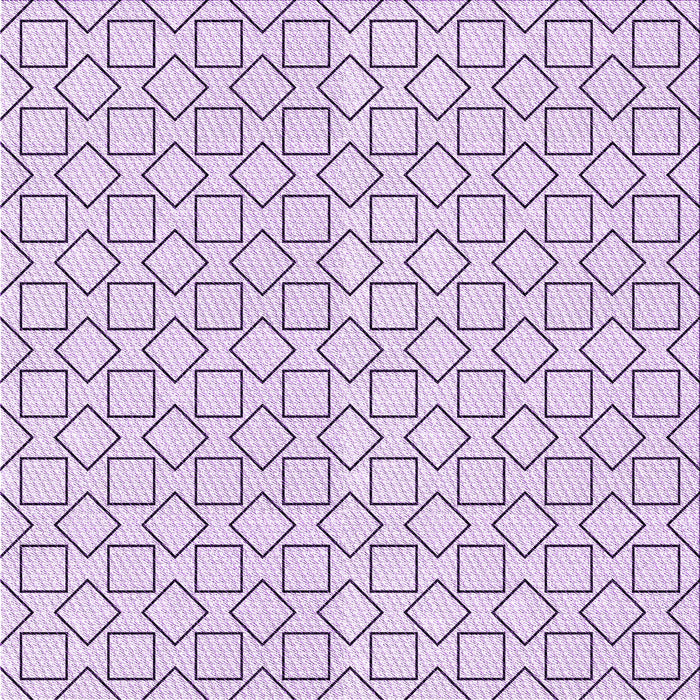 Round Machine Washable Transitional Lilac Purple Rug, wshpat3398pur