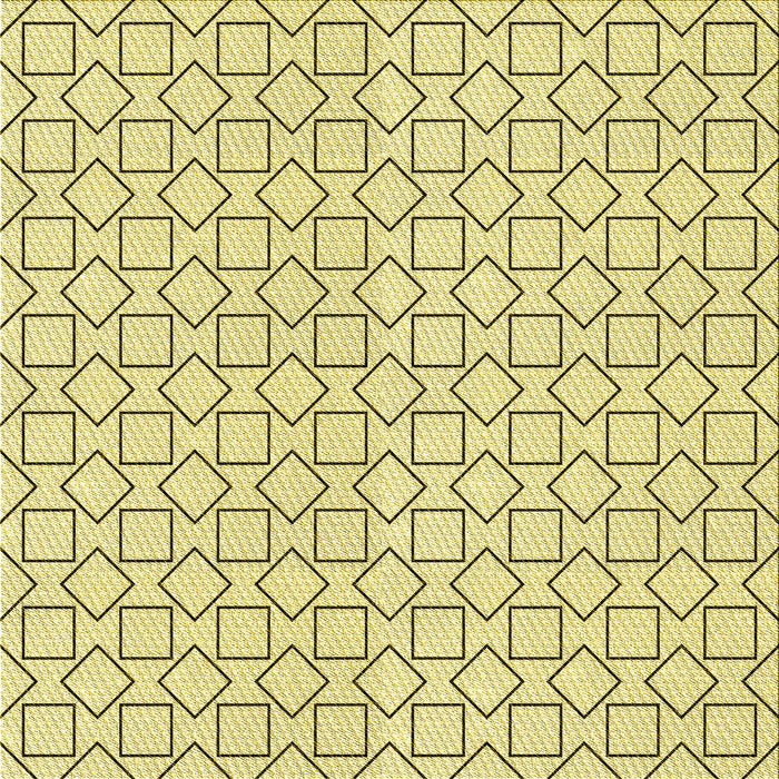 Round Patterned Sun Yellow Rug, pat3398yw