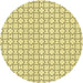 Square Patterned Sun Yellow Rug, pat3398yw