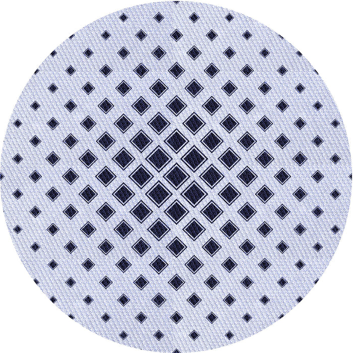 Square Patterned Lavender Blue Rug, pat3399blu