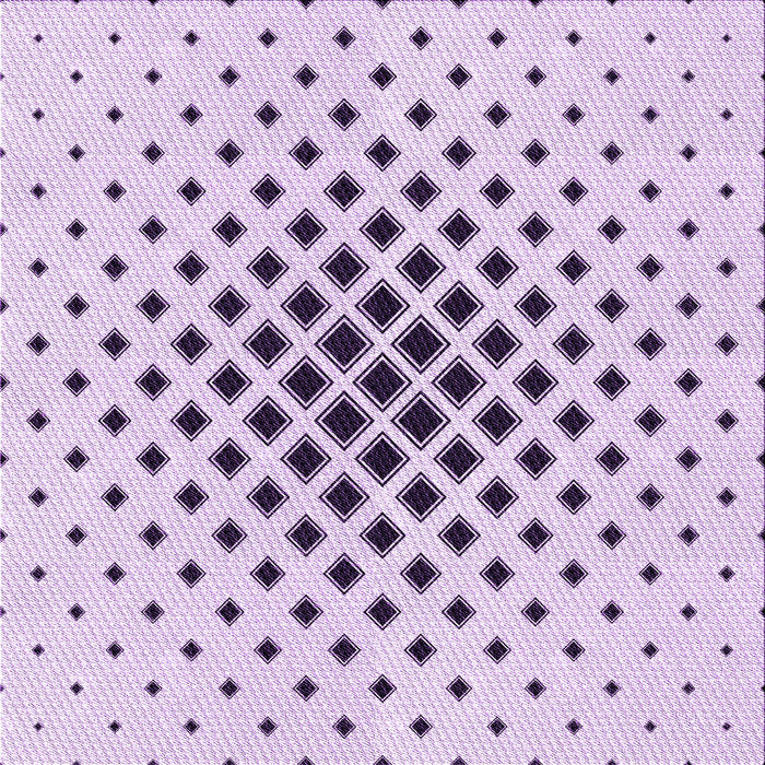 Round Machine Washable Transitional Lilac Purple Rug, wshpat3399pur