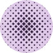 Square Machine Washable Transitional Lilac Purple Rug in a Living Room, wshpat3399pur