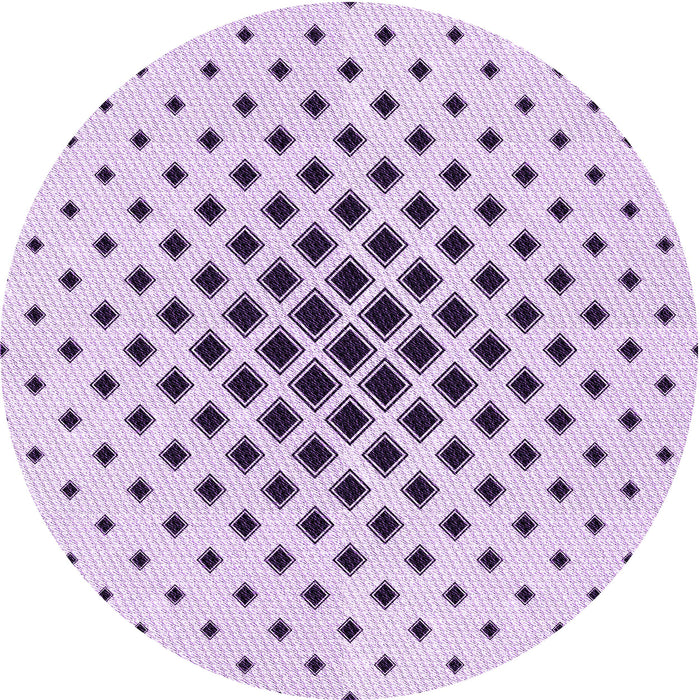 Square Patterned Lilac Purple Rug, pat3399pur