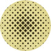 Square Patterned Sun Yellow Rug, pat3399yw