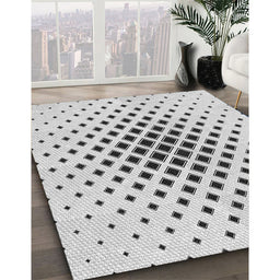 Machine Washable Transitional White Smoke Rug in a Family Room, wshpat3399