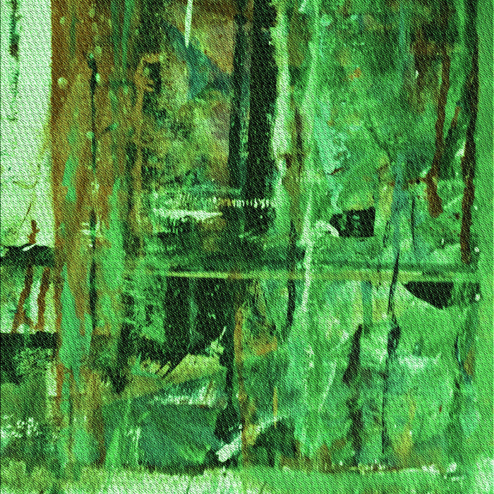 Machine Washable Transitional Deep Emerald Green Rug, wshpat34grn