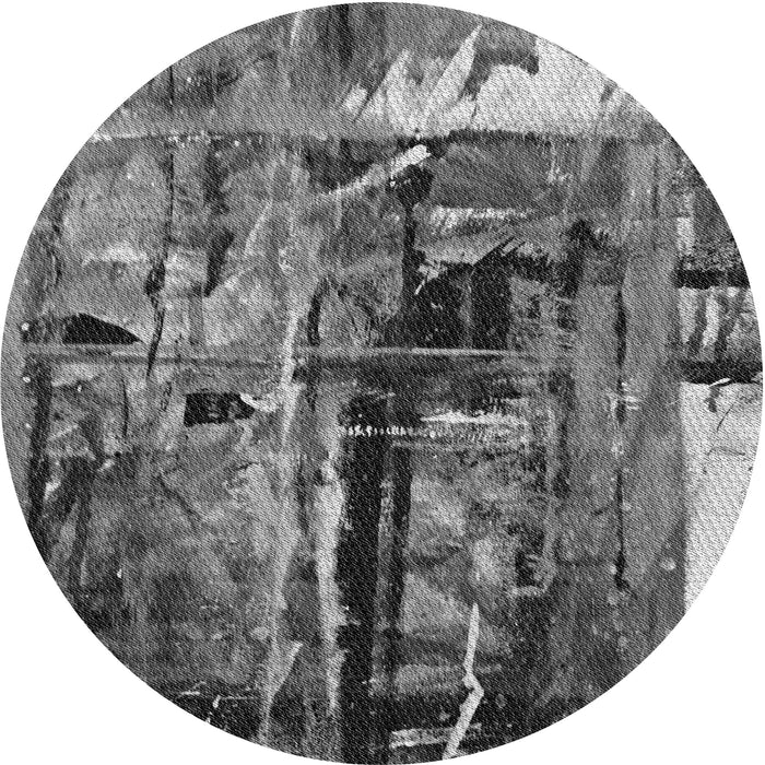 Square Machine Washable Transitional Dark Gray Rug in a Living Room, wshpat34gry