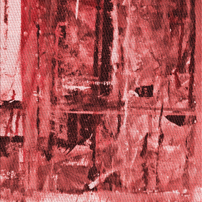 Patterned Red Rug, pat34rd