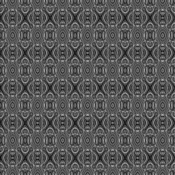 Patterned Charcoal Black Rug, pat340gry