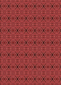 Machine Washable Transitional Red Rug, wshpat340rd