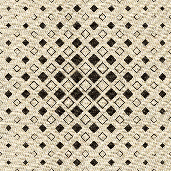 Round Machine Washable Transitional Moccasin Beige Rug, wshpat3400brn