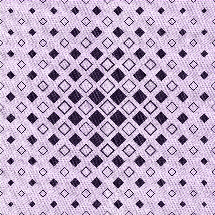 Round Machine Washable Transitional Purple Flower Purple Rug, wshpat3400pur