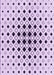 Patterned Purple Flower Purple Rug, pat3400pur