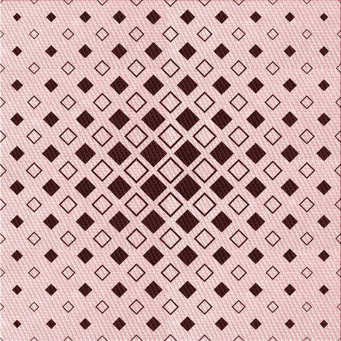 Round Patterned Pink Rug, pat3400rd
