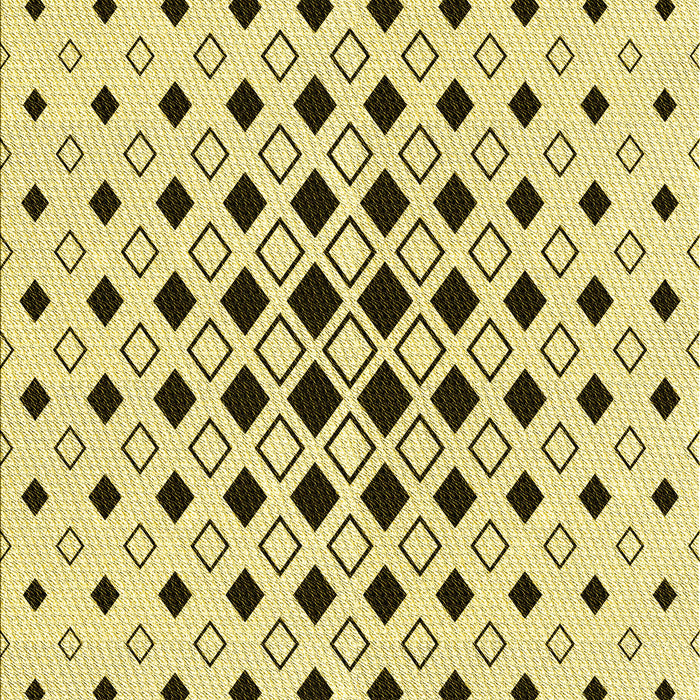 Machine Washable Transitional Sun Yellow Rug, wshpat3400yw