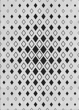 Patterned Gray Novelty Rug, pat3400
