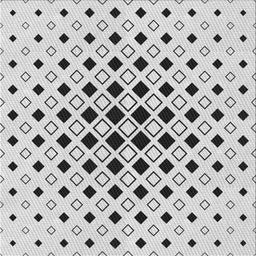 Square Patterned Gray Novelty Rug, pat3400