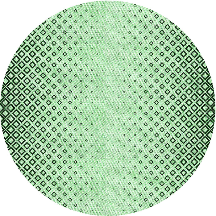 Square Machine Washable Transitional Mint Green Rug in a Living Room, wshpat3401grn