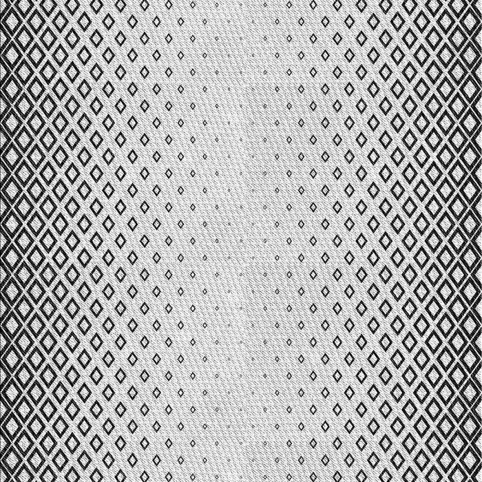 Patterned Platinum Gray Rug, pat3401gry