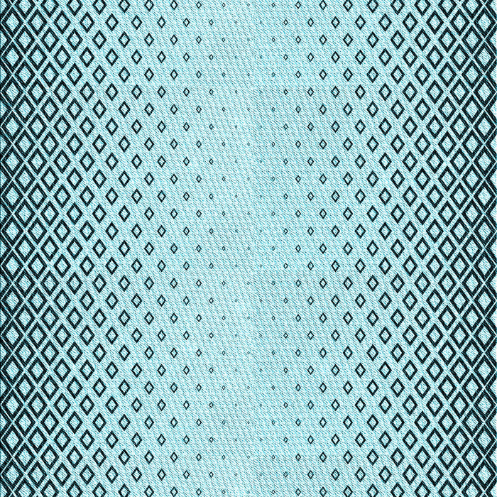 Patterned Deep-Sea Green Rug, pat3401lblu