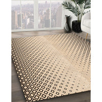 Patterned Light Brown Rug, pat3401org