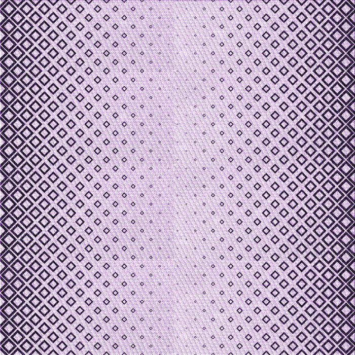 Round Machine Washable Transitional Purple Flower Purple Rug, wshpat3401pur