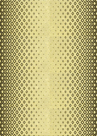 Machine Washable Transitional Sun Yellow Rug, wshpat3401yw