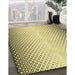 Machine Washable Transitional Sun Yellow Rug in a Family Room, wshpat3401yw