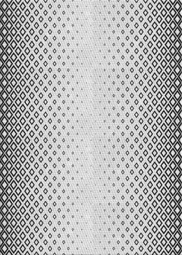 Machine Washable Transitional White Smoke Rug, wshpat3401