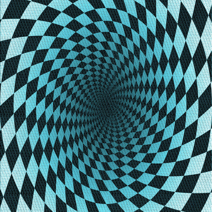 Patterned Deep Teal Green Rug, pat3402lblu