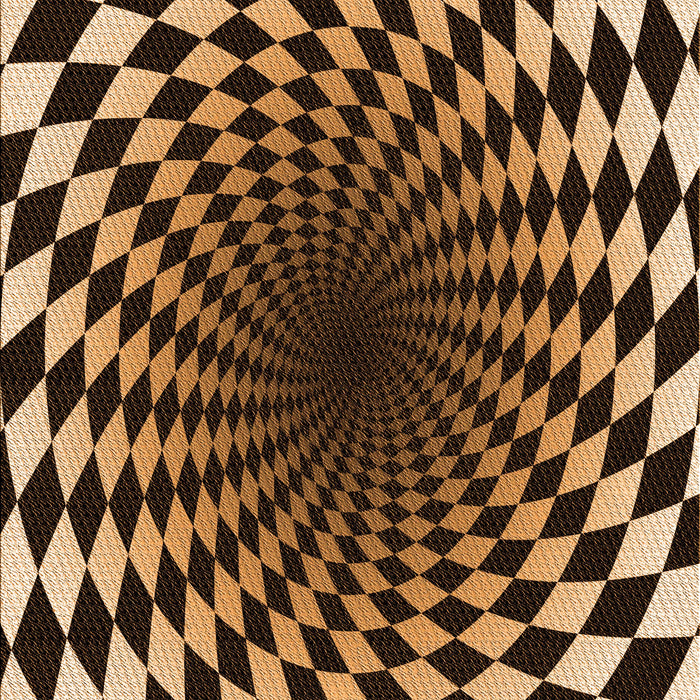 Patterned Brown Sand Brown Rug, pat3402org