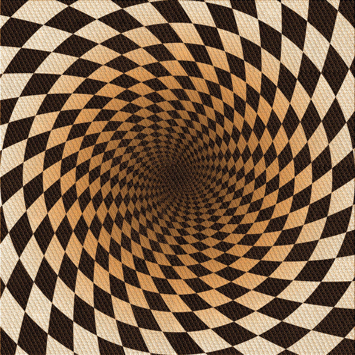 Round Machine Washable Transitional Brown Sand Brown Rug, wshpat3402org