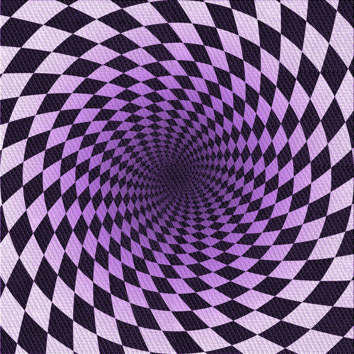 Round Patterned Bright Lilac Purple Rug, pat3402pur