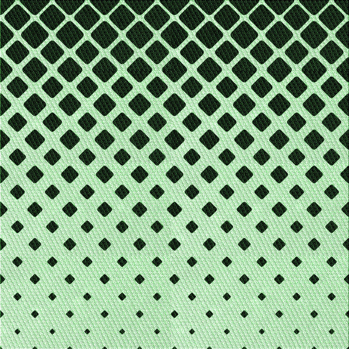 Round Patterned Medium Forest Green Rug, pat3403grn