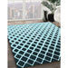 Machine Washable Transitional Blue Rug in a Family Room, wshpat3403lblu