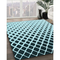 Patterned Blue Rug, pat3403lblu