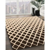 Patterned Golden Blonde Gold Rug, pat3403org