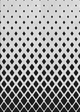 Patterned Light Black Novelty Rug, pat3403