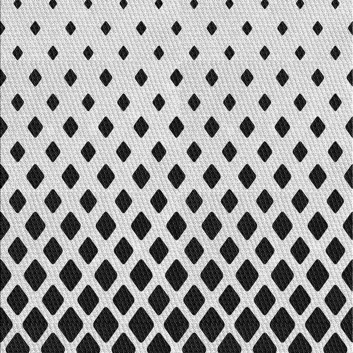 Patterned Light Black Novelty Rug, pat3403