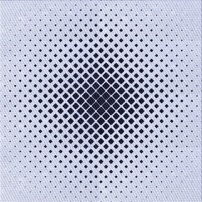 Round Patterned Lavender Blue Rug, pat3404blu