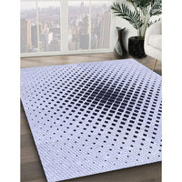 Patterned Lavender Blue Rug, pat3404blu