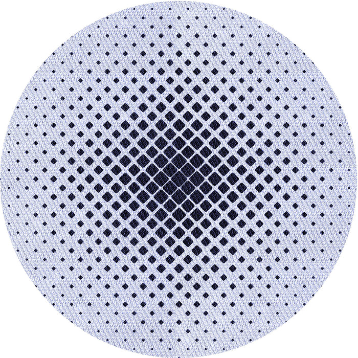 Square Patterned Lavender Blue Rug, pat3404blu