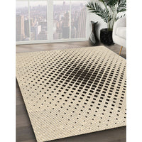 Patterned Moccasin Beige Rug, pat3404brn
