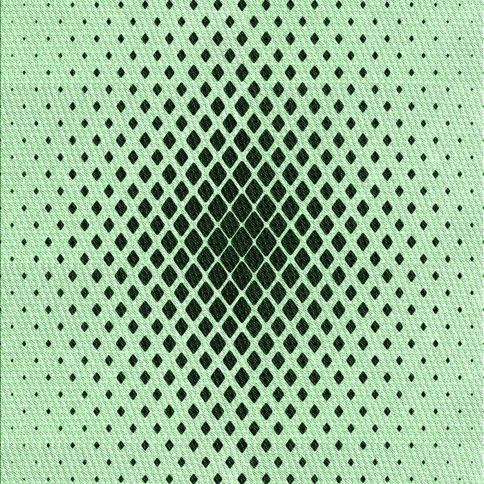 Machine Washable Transitional Mint Green Rug, wshpat3404grn