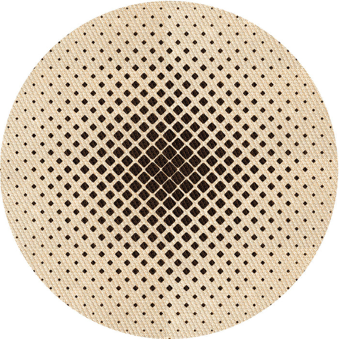 Square Machine Washable Transitional Copper Brown Rug in a Living Room, wshpat3404org