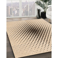 Patterned Copper Brown Rug, pat3404org