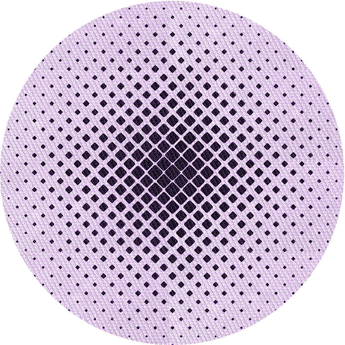 Square Patterned Lilac Purple Rug, pat3404pur