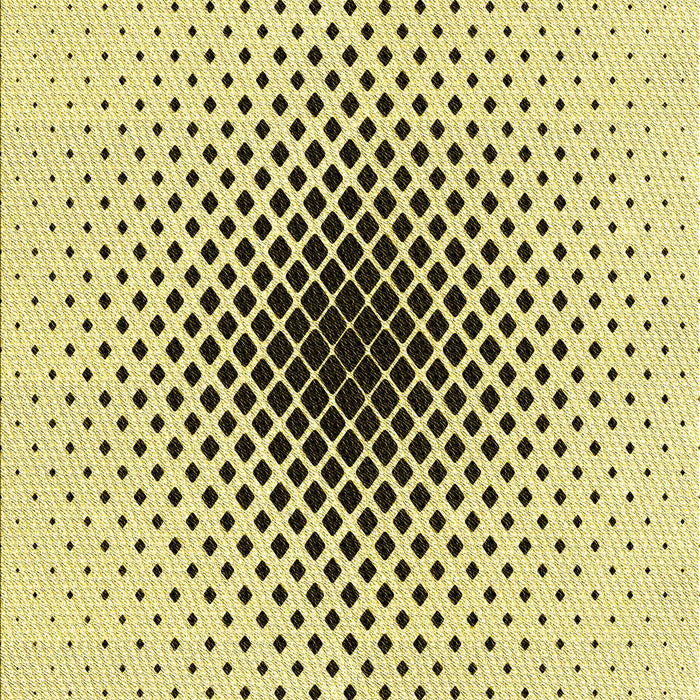 Patterned Sun Yellow Rug, pat3404yw